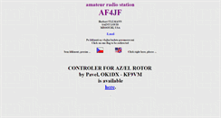 Desktop Screenshot of af4jf.nagano.cz